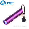 Mini bolsillo de linterna antorcha luz negra